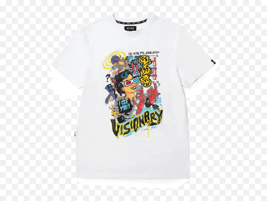 Visionary Tee - White Short Sleeve Png,Visionary Icon