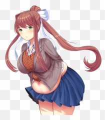 Sleepy Puffu0027s Big Bad Book Of Cringe - DDLC Wattpad Doki Literature Club Monika Sexy png