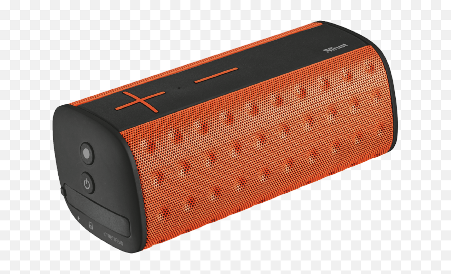 Trustcom - Deci Wireless Bluetooth Speaker Orange Cylinder Png,Icon Speakers Bluetooth