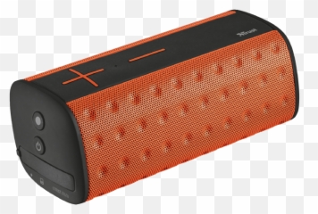 Trustcom - Deci Wireless Bluetooth Speaker orange Cylinder png