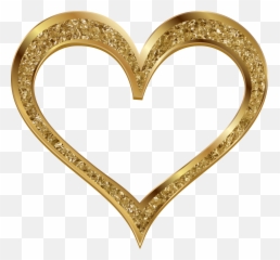 Gold Heart Clipart Png Pngs