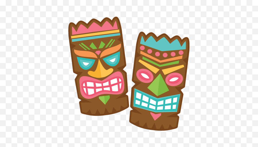 Library Of Tiki Totem Pole Svg Free Png - Cute Tiki Clipart,Totem Pole Png