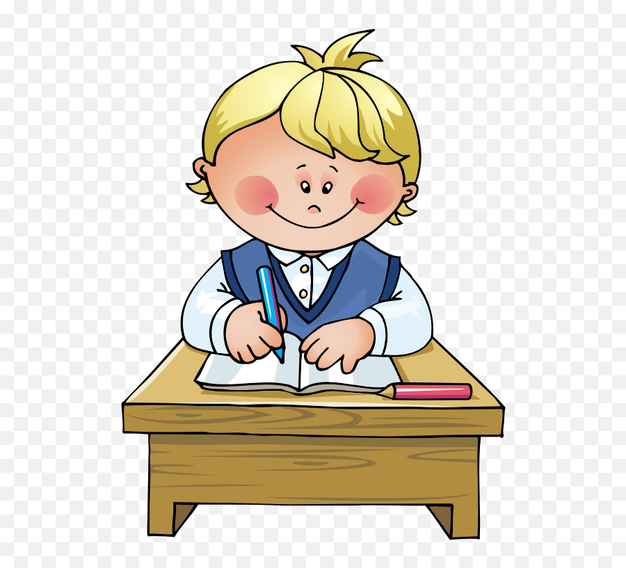 Kid In School Clipart Png Image - Writing In Classroom Clipart,Education Clipart Png