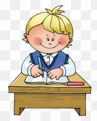 Kid In School Clipart Png Image - Writing In Classroom Clipart,Education Clipart Png