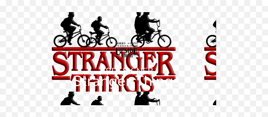 Sticker Maker - Mountain Bike Png,Stranger Things Logo Png