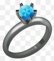 Download Diamond Ring Emoji - Png Transparent