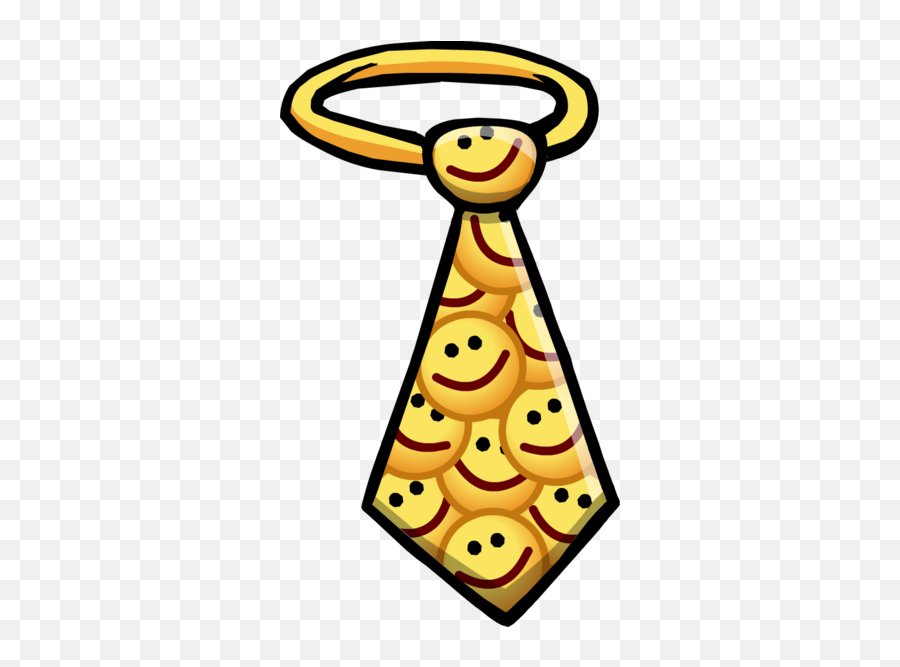Smiley Necktie Club Penguin Wiki Fandom - Club Penguin Tie Png,Corbata Png