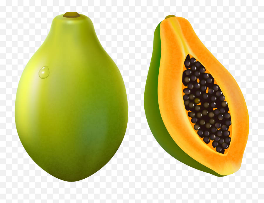 Papaya Clipart - Papaya Clipart Png,Pineapple Clipart Png