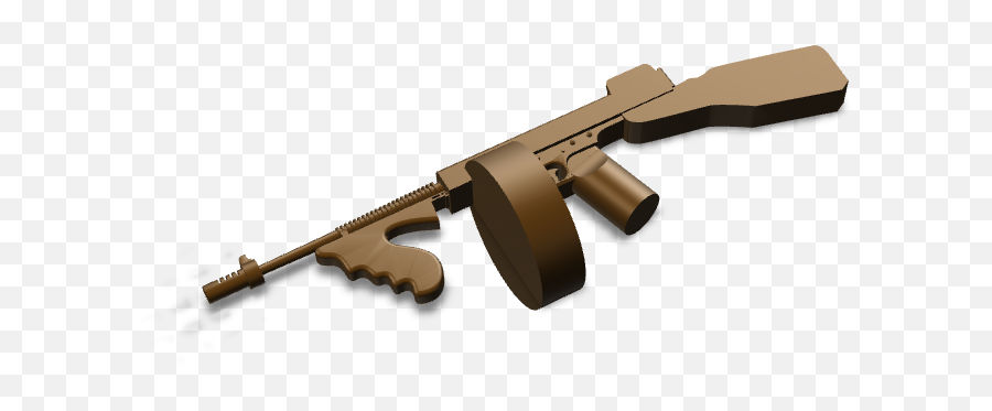 Tommy Gun - 3d Design By Bill13 Sep 6 2017 Ranged Weapon Png,Tommy Gun Png