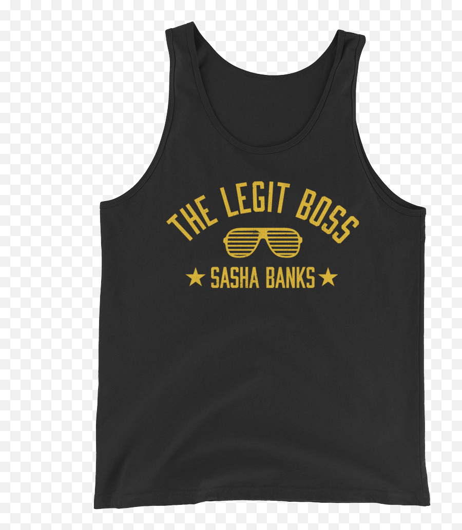 Sasha Banks The Legit Boss Unisex Tank Top - Active Tank Png,Sasha Banks Png