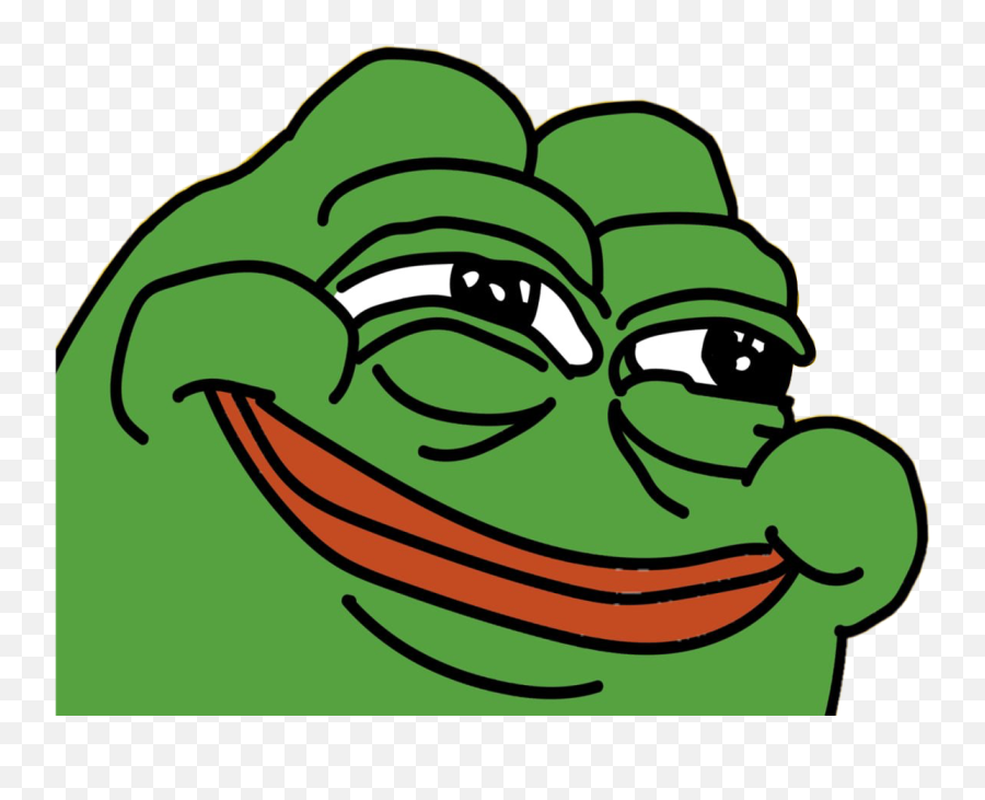 Pepe Meme Frog Smile Derp Freetoedit - Pepe Smile Png,Pepe The Frog Transparent Background