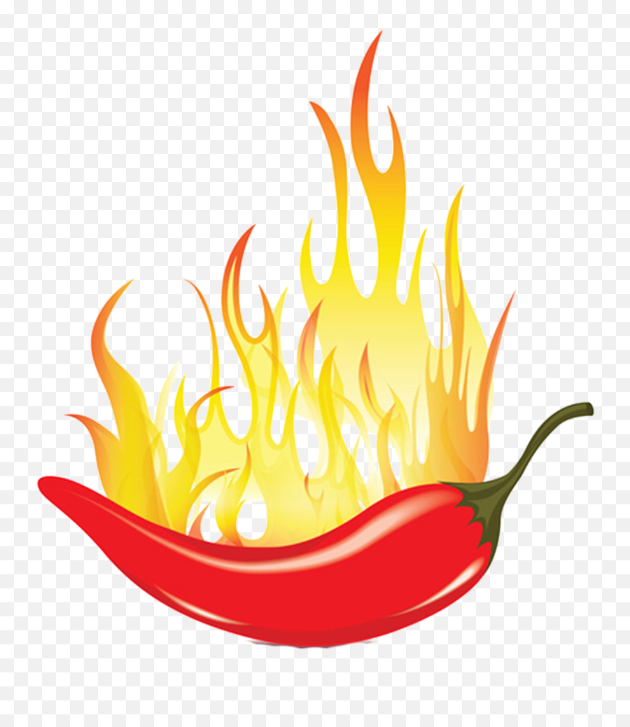 Chili Mexican Cuisine Capsicum Spice Fire Transprent - Chili Red Chili With Fire Png,Chili Png
