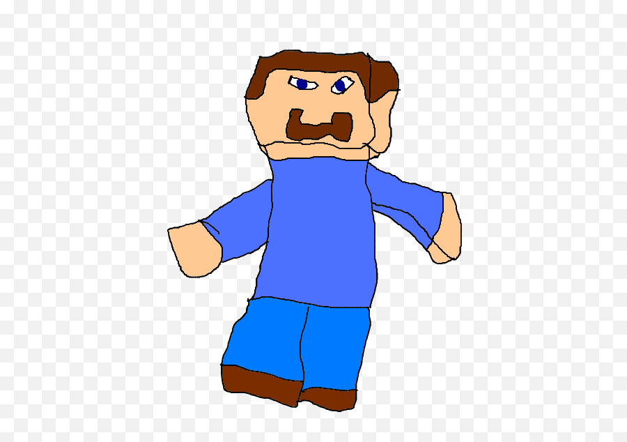 I Too Have Recreated My Skin As A - Minecraft Steve Bad Drawing Png,Bad Png