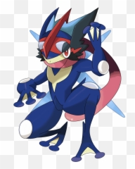 Download Greninja Ash By Waito Chan - Ash Greninja Png,Ash Greninja Png