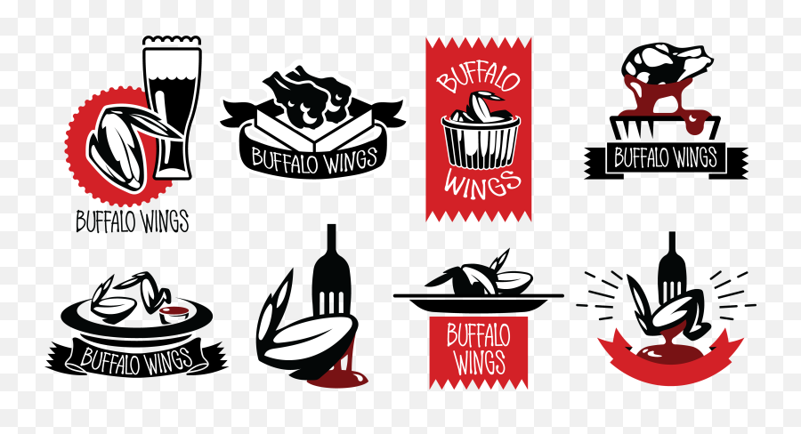 Download Picture Free Buffalo Wing Logo Hot Chicken Barbacoa - Logo Alitas De Pollo Png,Bbq Logos
