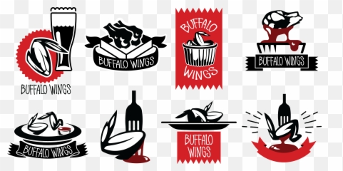 Download Picture Free Buffalo Wing Logo Hot Chicken Barbacoa - Logo Alitas De Pollo Png,Bbq Logos