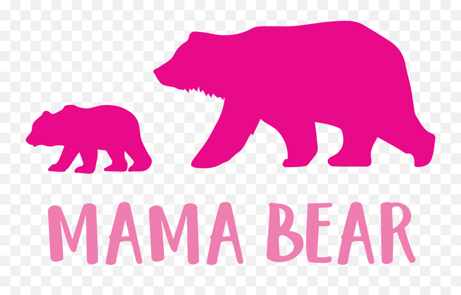 Mama - Bear Cutting Files Svg Dxf Pdf Eps Included Cut Files For Cricut And Silhouette Cutting Files Sg Free Momma Bear Svg Png,Bear Silhouette Png