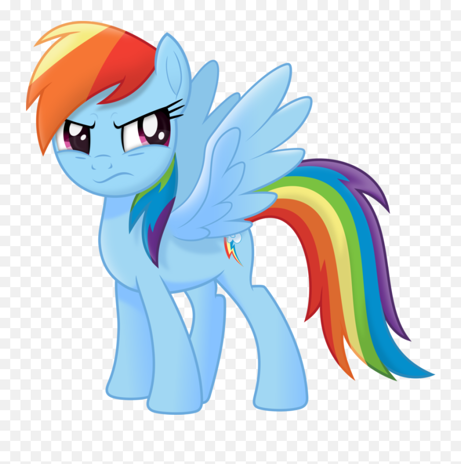 Rainbow Dash My Little Pony Cartoons - Mlp Rainbow Dash Vector Png,My Little Pony Transparent