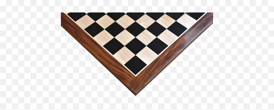 Wooden Chess Board In Ebony Sheesham - Ebony Chess Board Png,Chess Board Png