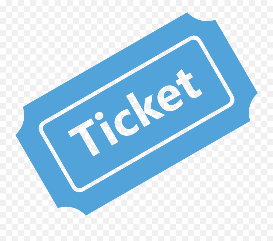 Blue Ticket Png Svg Black And White - Tan,Ticket Png