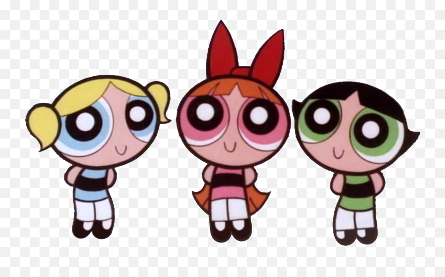 90s Transparent Powerpuff Girls - Power Puff Girls Old Png,Powerpuff Girls Transparent