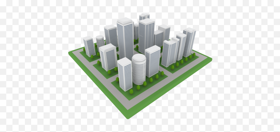 Download 3d Building Clipart - City Clip Art 3d Full Size Commercial Building Png,Building Clipart Png