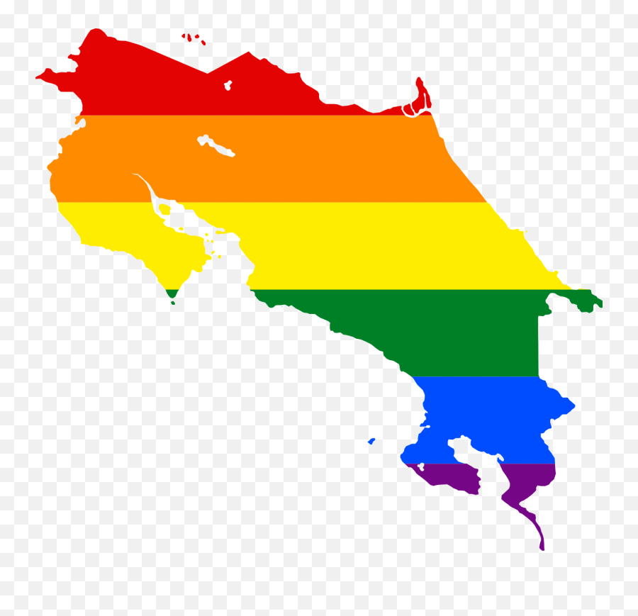 Gay Pride In Latin America - Country Flag Costa Rica Png,Lgbt Flag Png