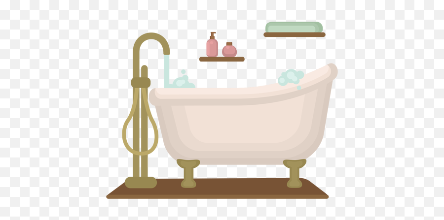 Bubbly Classy Bathtub Flat - Transparent Png U0026 Svg Vector File Bathtub,Bathtub Png
