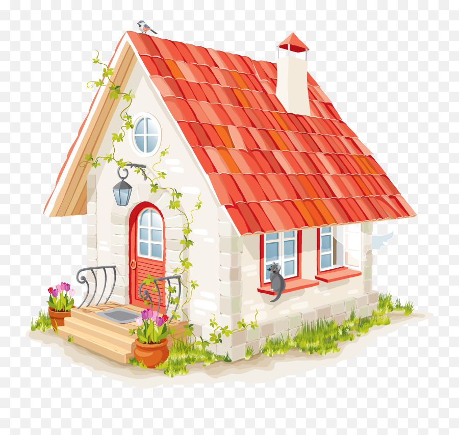Download House Cartoon Png Free Photo - Little Red Riding Hood Cottage,House Cartoon Png