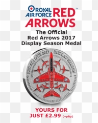 Red Arrows 2017 Display Season Medal - Transparent Logo png