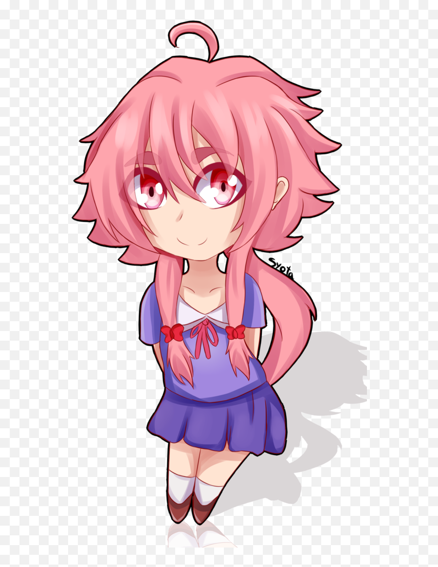 Yuno Gasai Png 8 Image - Yuno Gasai Chibi Png,Yuno Gasai Png