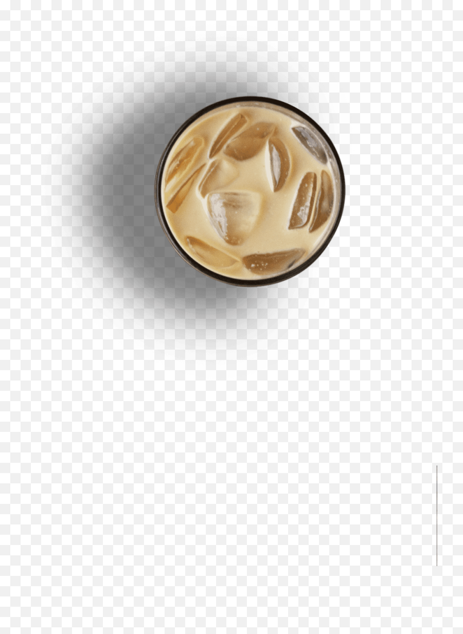 Download Hd Featured Drinks - Ice Coffee Top View Png Iced Coffee Top View Png,Top View Png