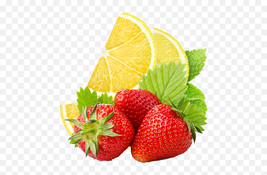 Strawberry Mint And Lemon Recipe - Strawberry And Lime Png,Mint Leaves Png