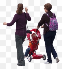 Women With Stroller - Women With Stroller Png,Stroller Png