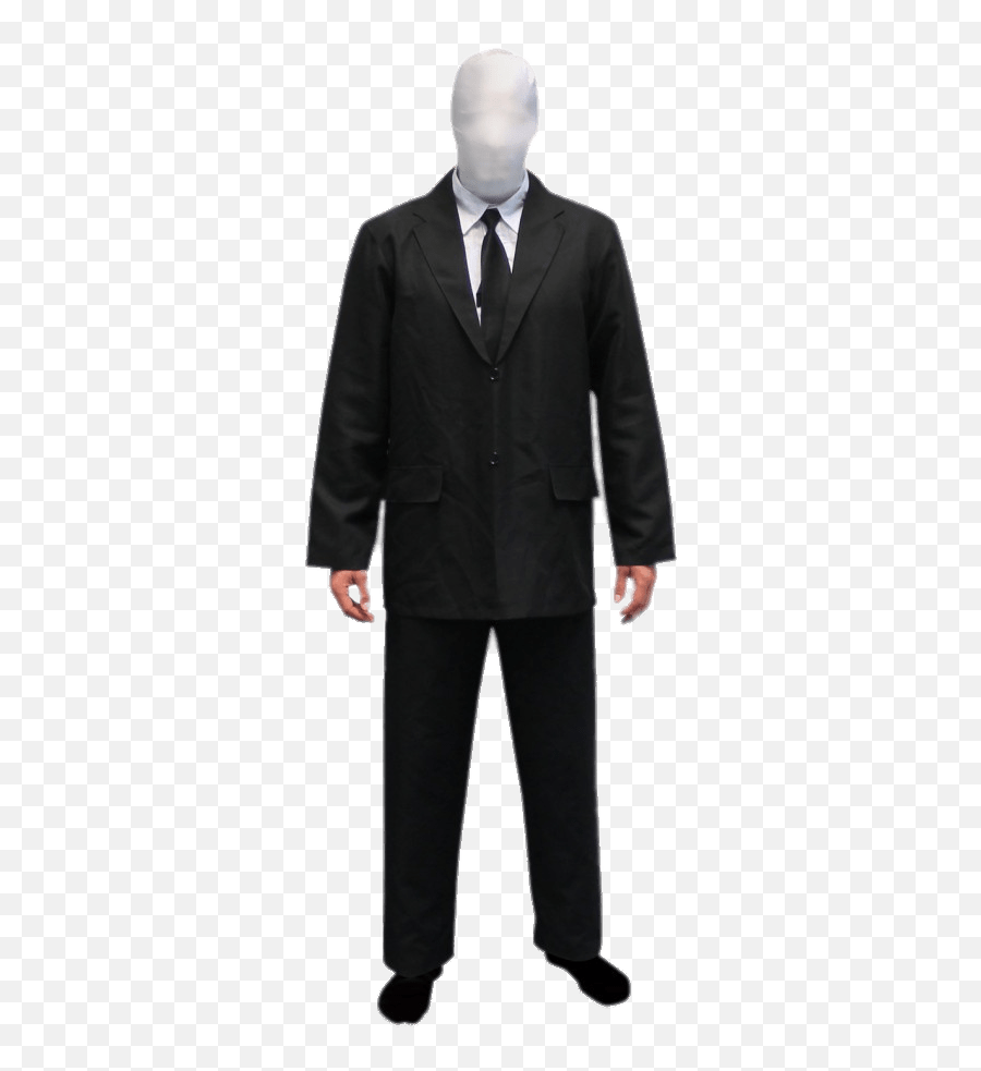 Slender Man Costume Transparent Png - Slenderman Suit,Slender Man Transparent