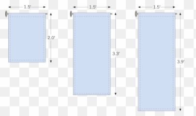 Window Hanging Set With Banner Arm - Vertical png
