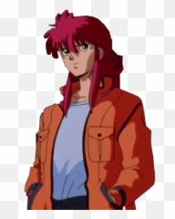 Yuyuhakusho Kurama Hiei Yusuke Sticker By Beleefs - Yuyuhakusho Kurama Png,Yusuke Png
