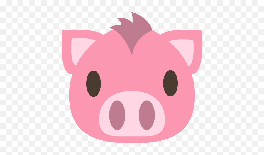 Pig Face - Pig Face Vector Png,Pig Emoji Png