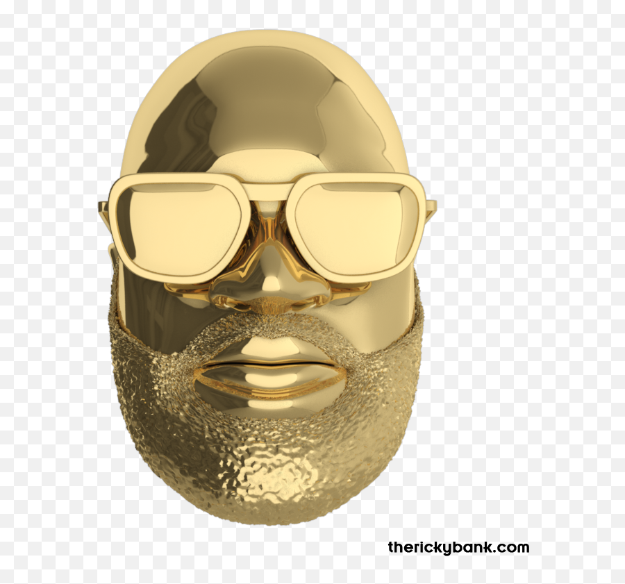 Rick Ross With Gold Transparent Png - Full Rim,Rick Ross Png