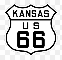 Roadside Peek Route 66 - Kansas Route 66 Shield Png,Route 66 Logo
