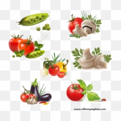 Amazing Healthy And Organic Vegetables - Background Hd Png