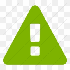 Iconsetc Simple Green Bootstrap Font Awesome Warning Icon - Font Awesome Warning png
