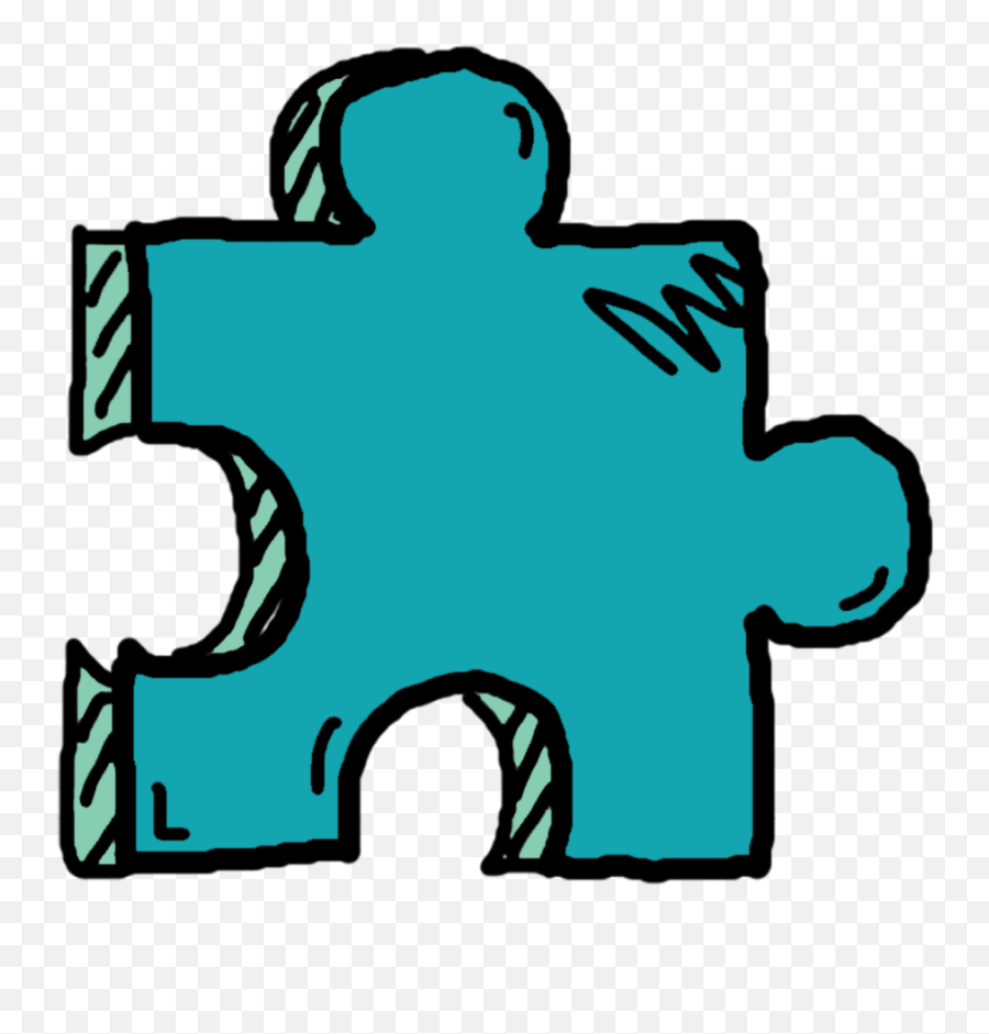 Sonoma Blue Puzzle Piece Lapel Pin - Puzzle Piece Clipart Cute Png,Puzzle Piece Png