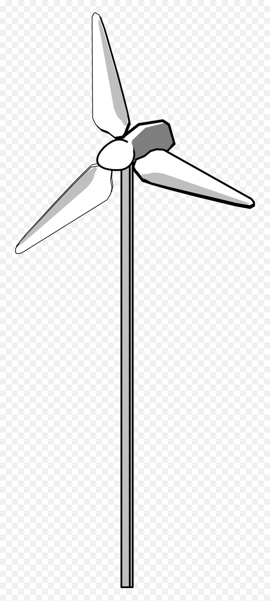 Painted Wind Turbine - Windmill Png,Wind Transparent Background