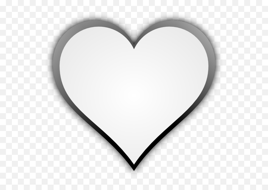 Heart Icon Clip Art - Vector Clip Art Online Transparent Background Heart Icon White Png,Heart Icon