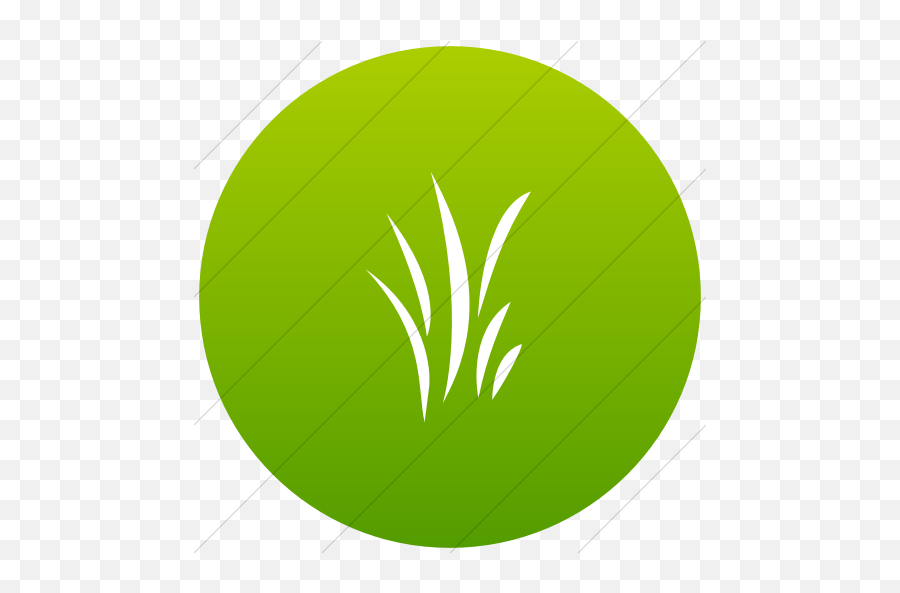 Green Gradient Classica Grass Icon - G In Yellow Circle Png,Grass Icon