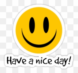 Have A Nice Sticker - Wide Grin png