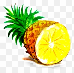 Download Pineapple Cartoon Transparent - Top Of Png Images