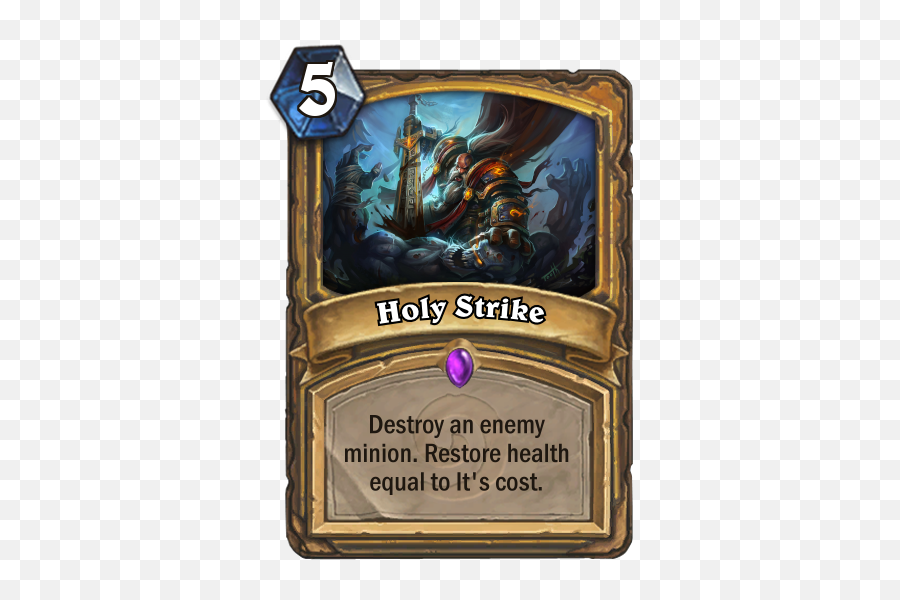Paladin Removal Spell Strike - Hearthstone New Dragon Card Png,Holy Paladin Icon