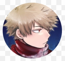 My Hero Academia Manga Cute Anime Guys - Bakugou Pfp Circle Transparent png